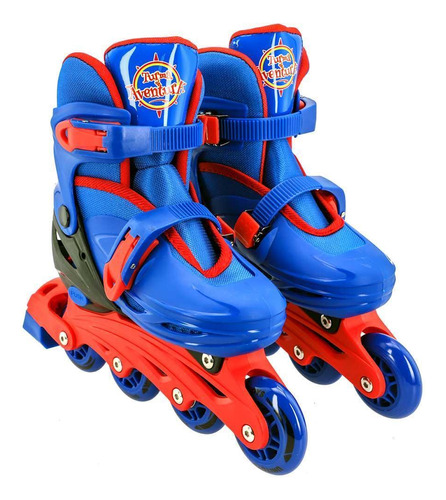 Patins Inline Unitoys Com Kit Segurança 30-33 1786s - Azul