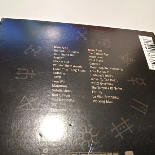 Imagen 6 de 6 de Rush Live In Cleveland 2 Cd Ed Ar Impecable, King Crimson