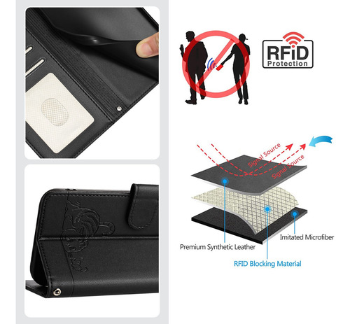Funda De Piel Tipo Cartera Para Realme C75 C67 C65 C63 C61 C55 C53 C51 C33 C30