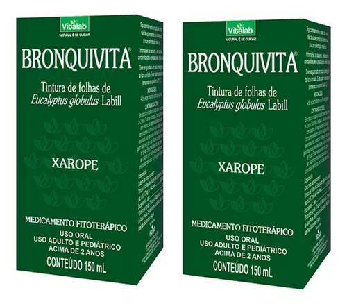 Bronquivita Xarope 150ml expectorante fitoterápico Vitalab - Benvitta Saúde