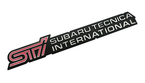 Logo Emblema Para Sti Subaru Tecnica International 16x2.3cm