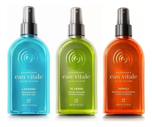 Colonia Eau Vitale Lavanda, Neroli & Te Verde Unique Cada Un