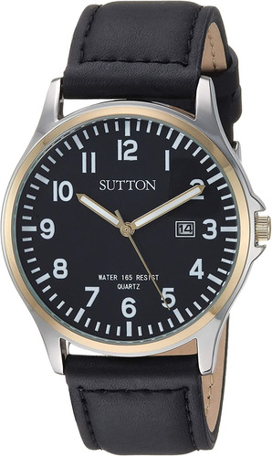 Reloj Hombre Sutton B Su/5015bkt Cuarzo Pulso Negro Just Wat