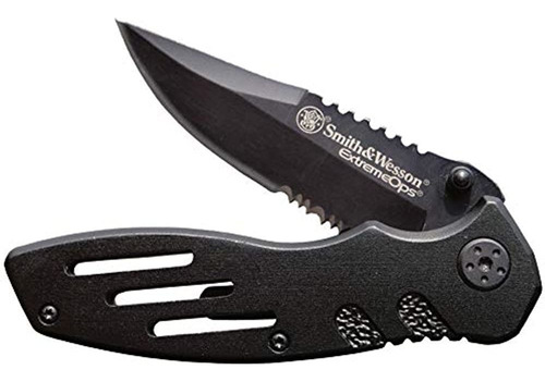 Smith & Wesson Extreme Ops Swa24s Cuchillo Plegable Ss De 7.