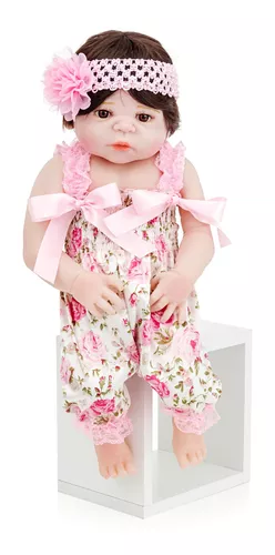 Boneca Reborn Bebê Neném Realista Menina Real 12 Itens 55cm em Promoção é  no Bondfaro