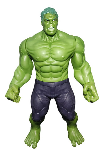 Muñeco Hulk Verde Luz Y Sonido Alternativo 30cm Increible