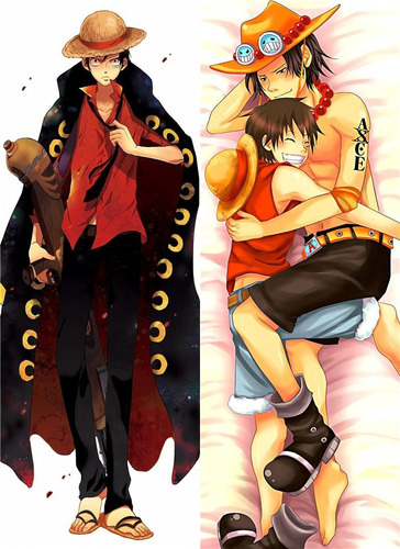 Dakimakura One Piece 2 Lados+relleno 35x 100