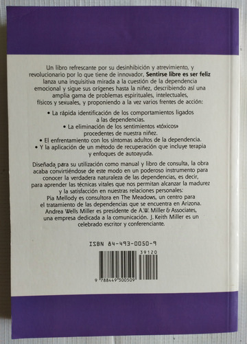 Sentirse Libre Es Ser Feliz Pia Mellody Libro P (Usado)