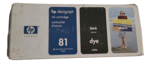 Cartucho De Tinta Hp 81 Negro 680ml C9430a Original
