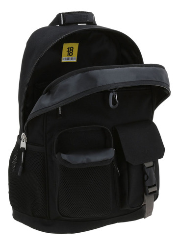 Mochila Juvenil Grande 1818 Chenson Wynni Unisex Multiples Bolsillos