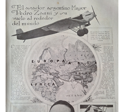 Revista Actualidades No.3 Aviador Zanni Vuelta Mundo (Usado)