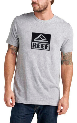 Polo Para Hombre Reef 00010-srgh Temporada Verano Gris