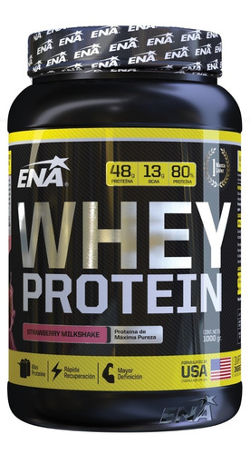 Whey Protein Ena 1000 Gr Frutilla Proteina Instantanea