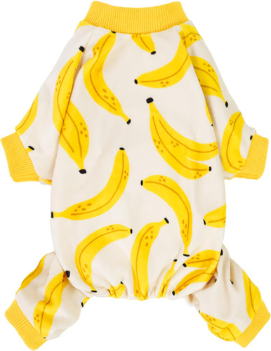 Fitwarm Banana Pijamas Para Perros, Mono Cálido Para Perros,