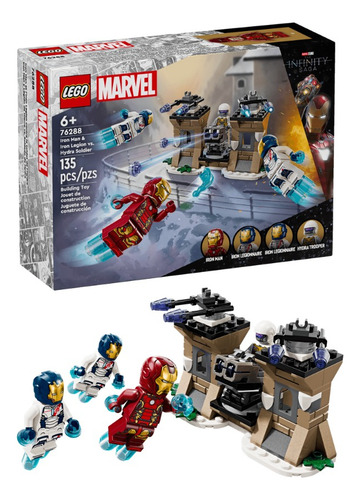 Lego Marvel Iron Man & Iron Legion Vs Hydra Soldier 76288 135 Super Heroes Marvel