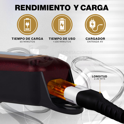 Cortadora De Cabello Inalámbrica Wahl Legend Cordless 8594 Professional 5 Star