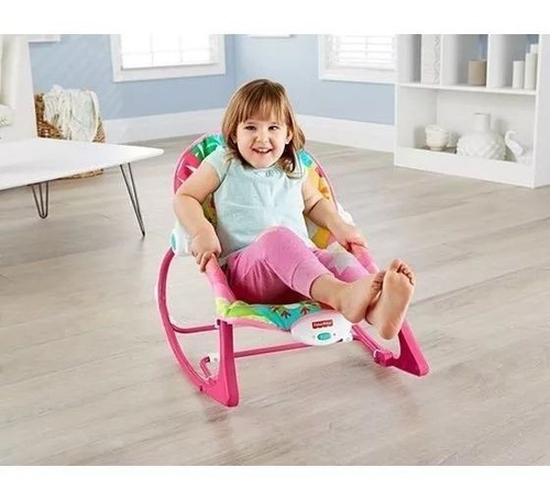 Silla Mecedora Vibradora Fisher Price Rosa 18kg Caja Sellada