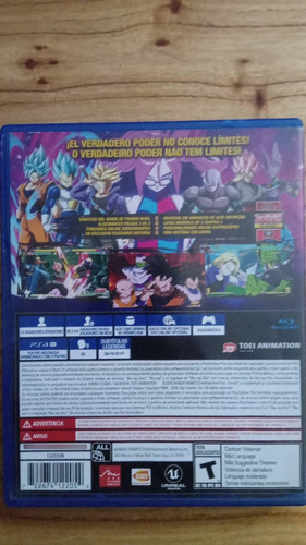 Dragon Ball Fighter Z Ps4 Original Fisico (Usado)