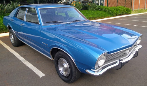 Ford Maverick 4 Portas Azul 1975 Original, 3º Dono, Raridade