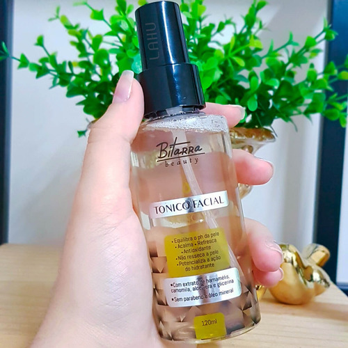 Imagem 3 de 4 de Tônico Bitarra Facial Skin Care Hidratante Sem Álcool 120ml