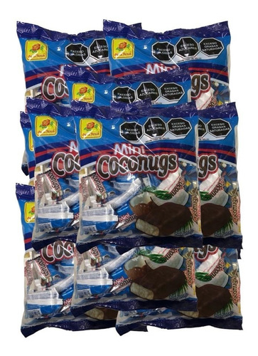 Mini Coconugs Dulce De Coco Chocolate 72 Pz 15 G C/u E