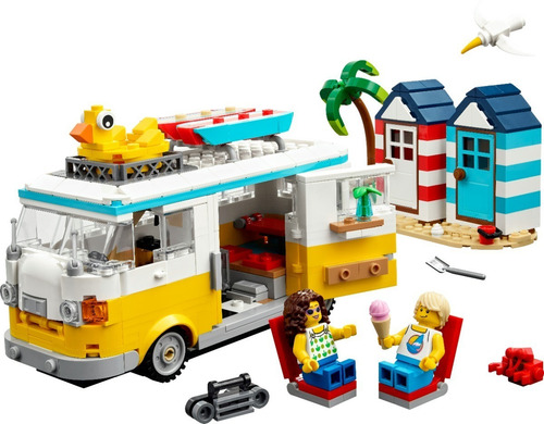 Kit Lego Creator 3 En 1 Furgoneta De Playa 31138 Cantidad De