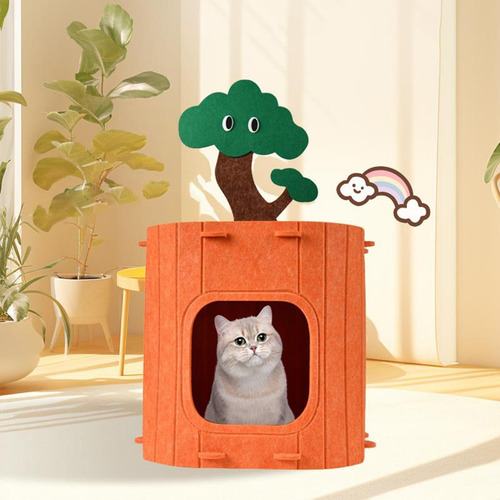 Casa De Gato Cama De Gato Cave Cabaña 33cmx33cmx26cm