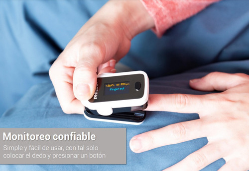 Oxímetro Digital Philco A340 Frecuencia Cardíaca Display Lcd