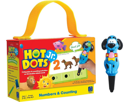 Hot Dots Jr. Tarjetas, Números Y Cuentas 72 Actividades