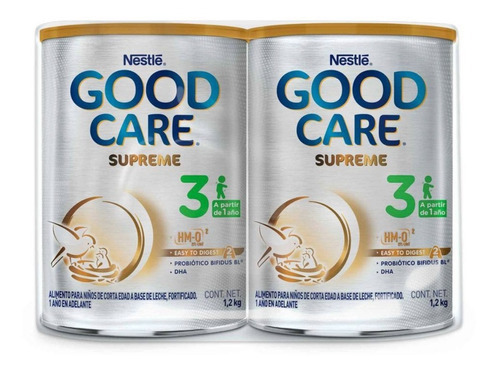 Fórmula Infantil Good Care Supreme 2p/1.2k Sabor Vainilla