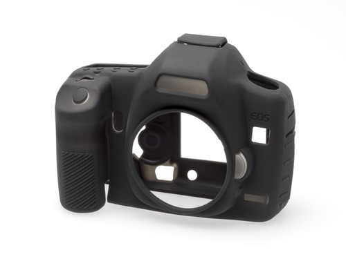 Carcasa Silicon Easycover Negro Canon 5d Mark Ii + Mica Lcd