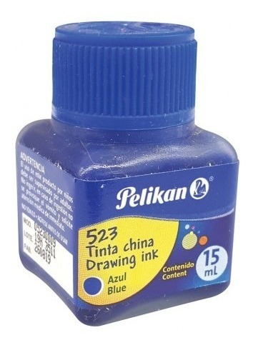 Tinta China 523 Azul 3 Piezas Pelikan