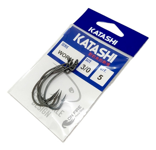 Anzuelo Tech Katashi Worm Offset N:3/0 - 4/0 - 5/0 -6/0 -7/0