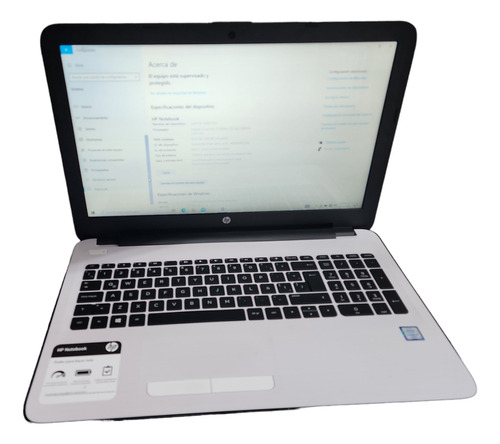 Laptop Hp Notebook, Hdd 2 Tb, Ram 8 Gb, Blanco, Core I7