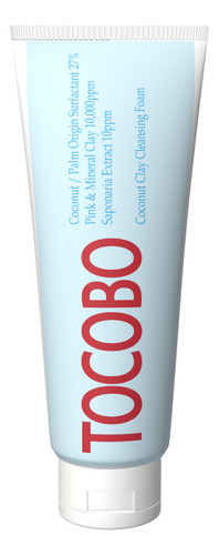 Tocobo Coconut Clay Limpiador Facial Control Grasa Y Manchas Mixta Día/noche