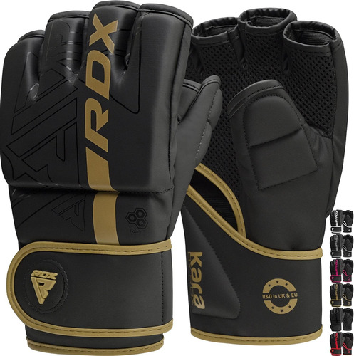 Guantes Rdx Mma Grappling Sparring, Precurvados Mixtos Marti