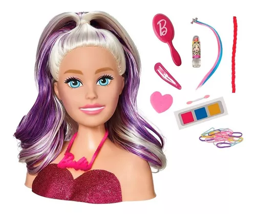 Boneca Barbie Extra Busto Moda Maquiar Fala 12 Frases Mattel