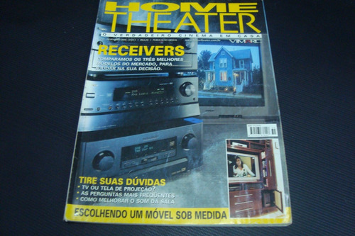 Revista Home Theater 55 / Receivers Tv Tela De Projeçao Sala