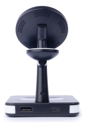 Carregador De Mesa Com Fonte 3 Em 1 Sem Fio Para iPhone