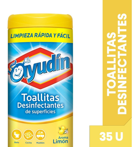 Ayudin Toallitas Desinfectantes Limon