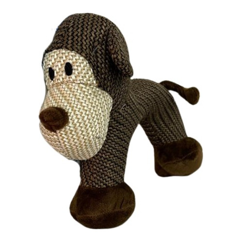 Pelúcia Brinquedo Mordedor Pet Com Apito Macaco Para Cães