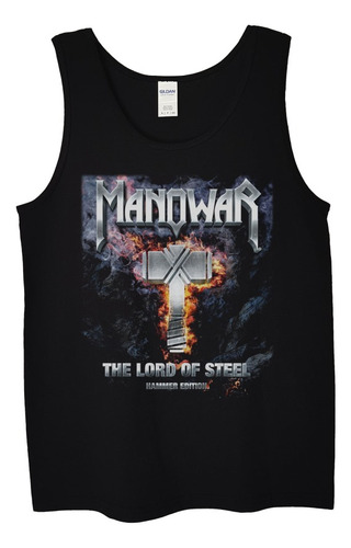 Polera Musculosa Manowar The Lord Of Steel Metal Abominatron