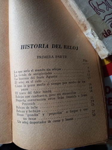 Historia Del Reloj E Historia Del Alumbrado M Ilin Editorial (Usado)