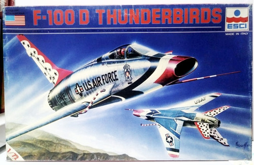 F-100d Thunderbirds - Escala 1/72 Esci 9024