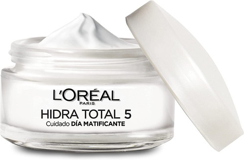 Crema Hidratante Matificante L'Oréal Paris Hidra-Total 5 día para piel grasa/mixta de 50mL/48.5g