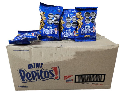 Galletitas Mini Pepitos Chips Chocolate Cadbury 50g Caja X54