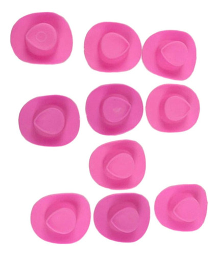10 Uds Sombrero De Vaquero En Miniatura Sombrero Para