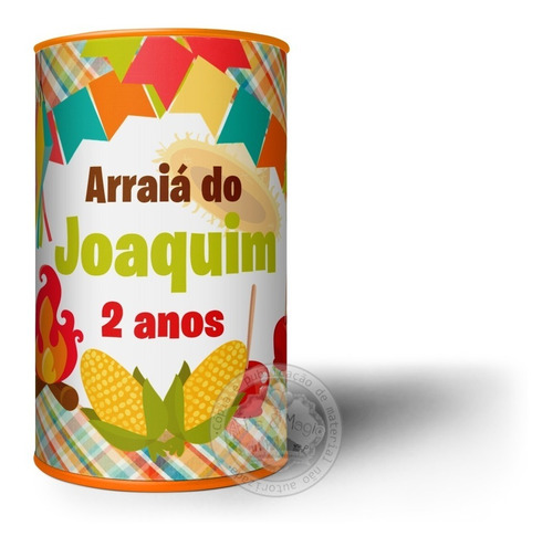 20 Cofrinho Personalizado - Festa Junina