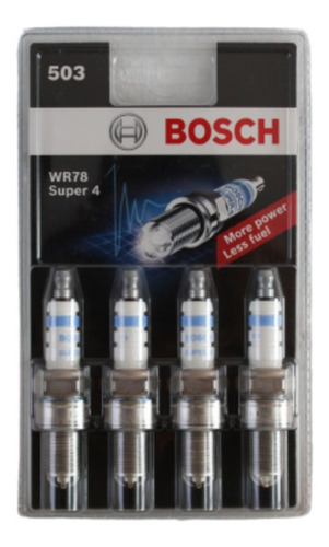 Bujías Bosch Wr78 Para Hyundai H100 2.4i