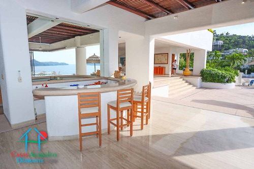 Cad Casa Virgo. Hermosa Casa Con Terraza Con Asoleadero, Alberca Y Vista Al Mar